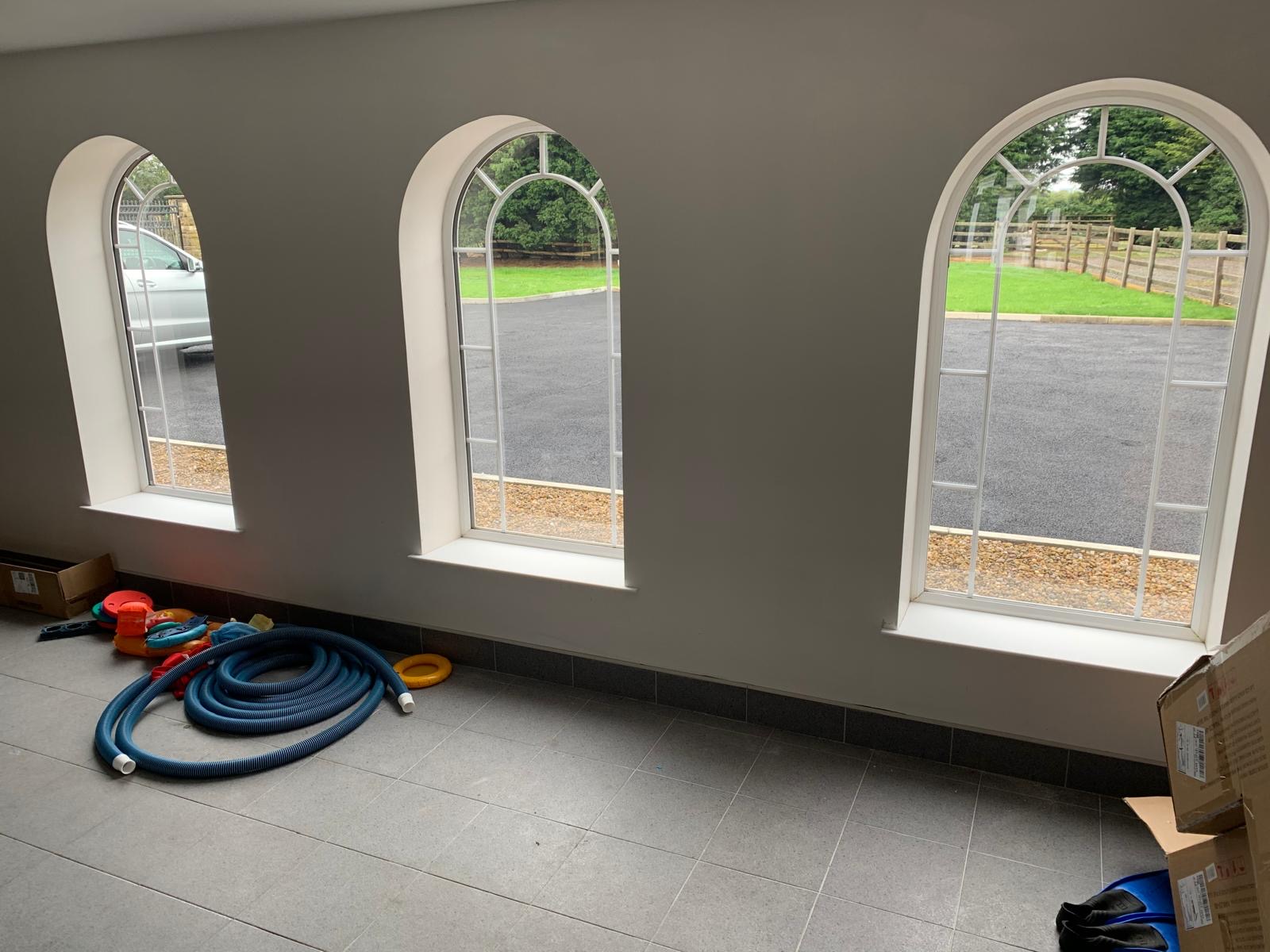 Arched window reveals & finish — Renovations in Sheffield